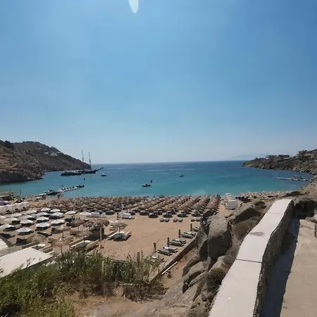 Casa de Férias 1path Wave Mykonos Super Paradise House
