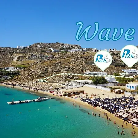 Casa de Férias 1path Wave Mykonos Super Paradise House *